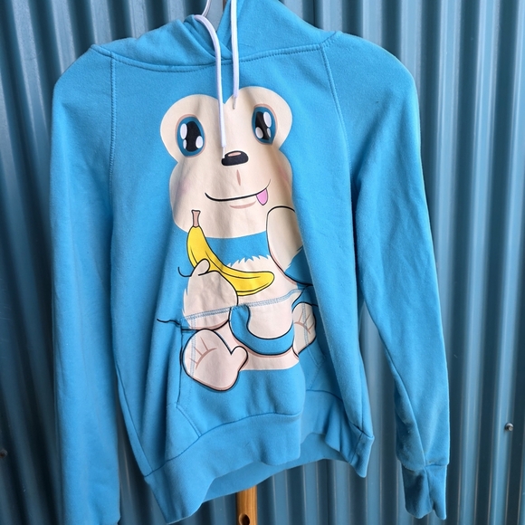 SWS Blue Cartoon Hoodie XL - Picture 9 of 12